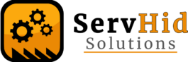 Logotipo de ServHid Solutions, empresa especializada en mantenimiento de bombas de concreto